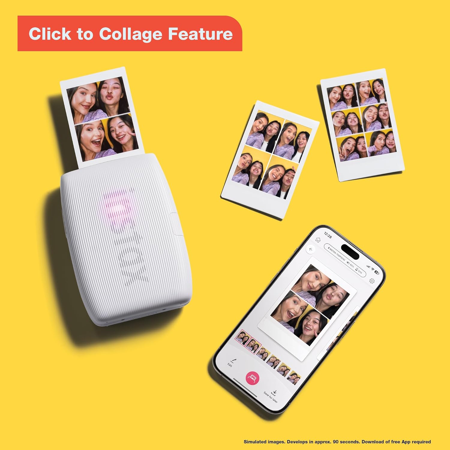 Imprimante pour smartphone Fujifilm Instax Mini Link 3 - Blanc argile – Image 3
