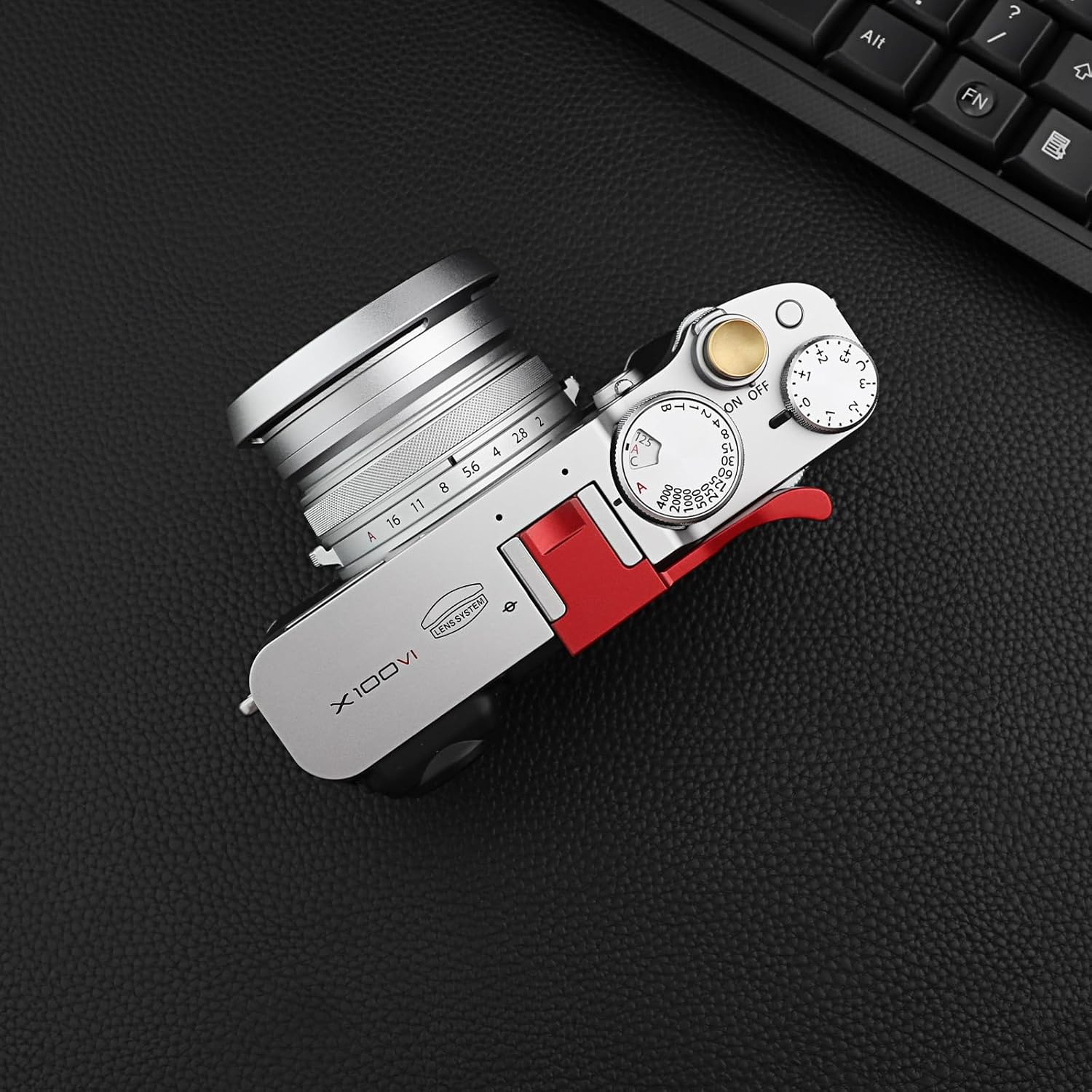 Haoge LH-X53W Pare-soleil 3 en 1 avec bague d'adaptation et capuchon pour appareil photo Fujifilm x100vi Fuji FinePix X70 X100 X100S X100T X100F X100V Argent remplace Fujifilm LH-X100 – Image 4