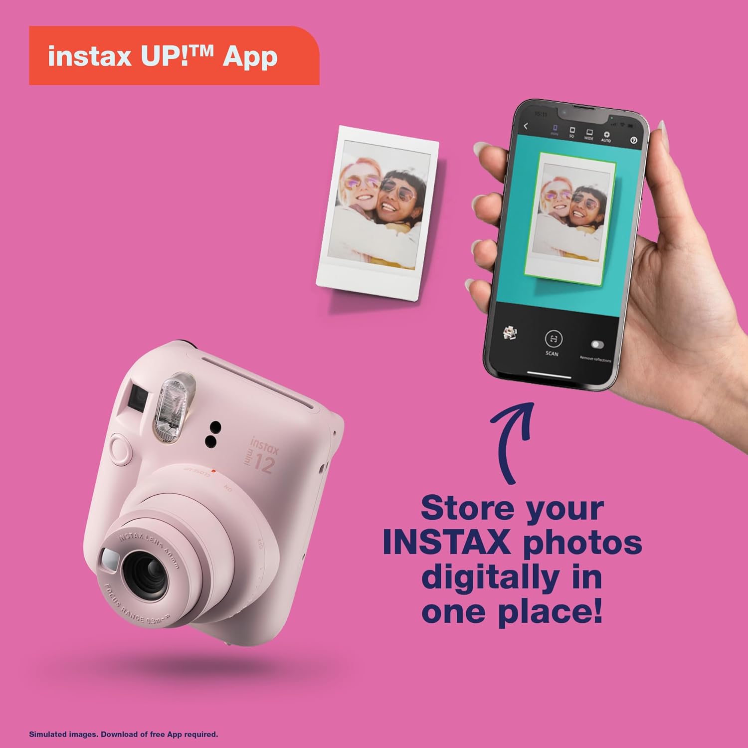 Appareil photo instantané Fujifilm Instax Mini 12 - Violet lilas – Image 5