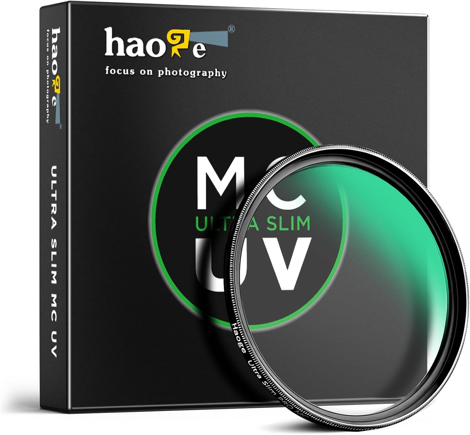 Haoge Filtre d'objectif ultraviolet multicouche ultra fin MC 49 mm pour appareil photo numérique Leica Q3 43 Q2 Sony 50 40 mm 2,5 G Fuji gfx100rf x100vi x100v