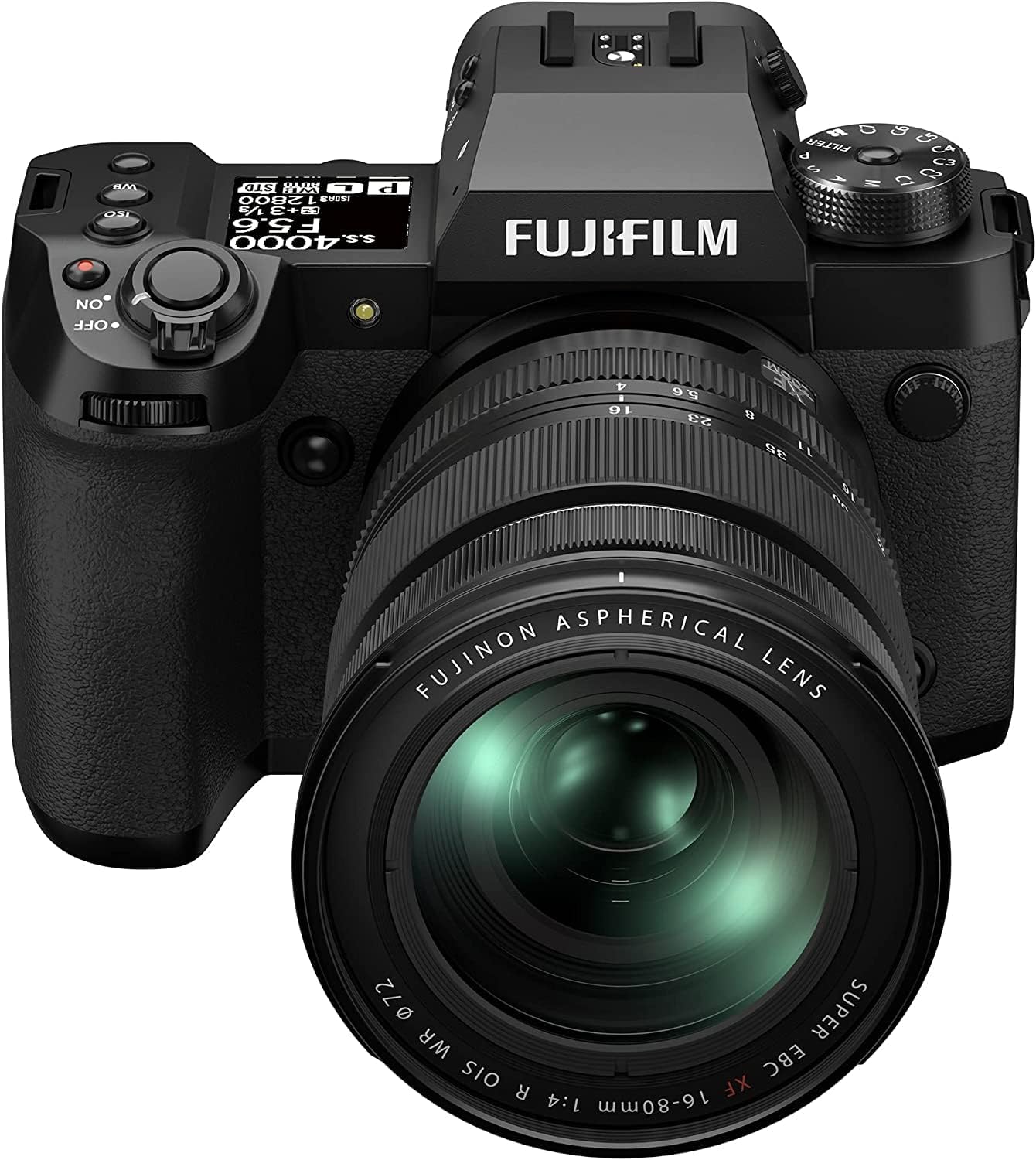 Fujifilm X-H2 Kit d'objectif pour appareil photo numérique sans miroir XF16-80 mm - Noir (renouvelé)