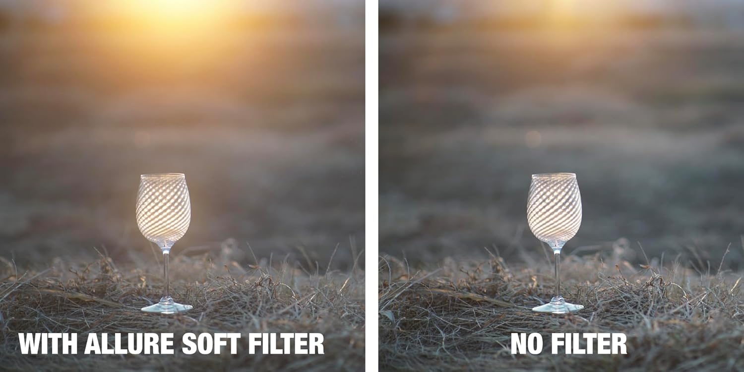 NiSi Allure Blanc Doux pour Fujifilm Série X100 | Filtre de lentille à effet de diffusion douce | Photographie et vidéographie (cadre noir) – Image 4
