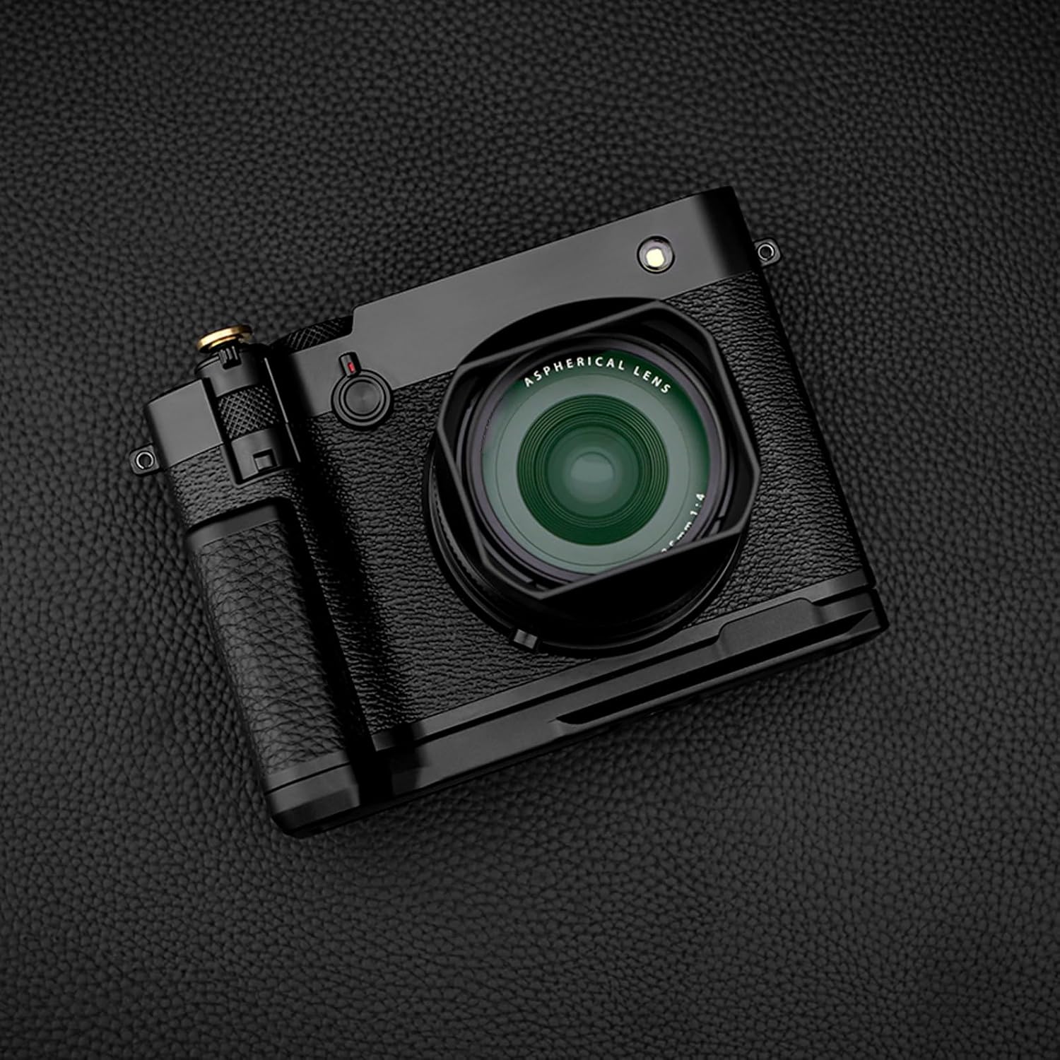 Poignée Haoge pour corps d'appareil photo Fujifilm GFX100RF support de poignée en forme de L HG-GFXRF-B noir avec plaque standard Arca-Swiss – Image 3