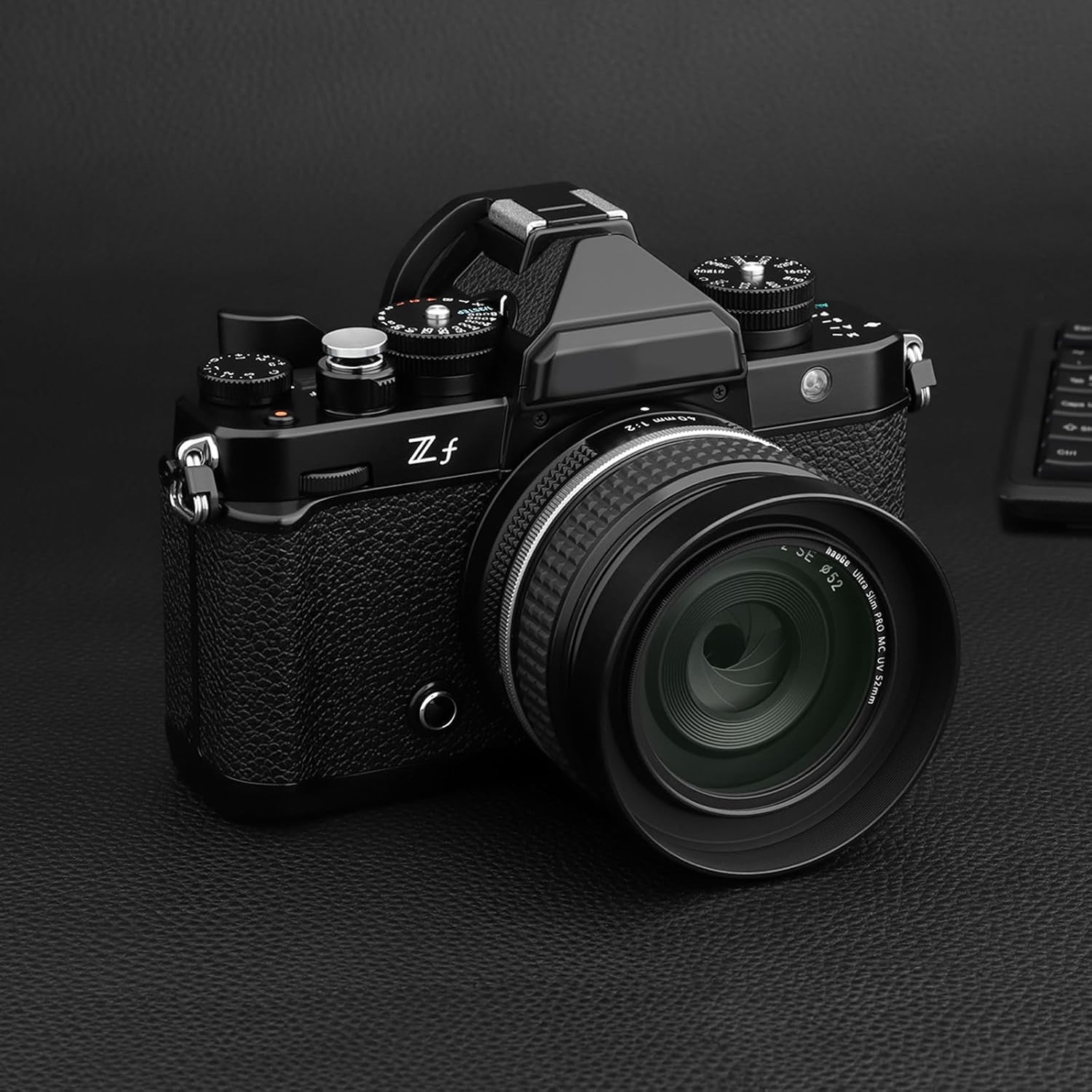 Haoge Bouton de déclenchement en métal 12 mm pour Fujifilm XT5 X-Pro3 XT50 GFX100RF XE5 Nikon Zf DF et Leica Q3 43 M10 M-11 Surface concave Argent, nouvelle version : diamètre 12 mm – Image 4