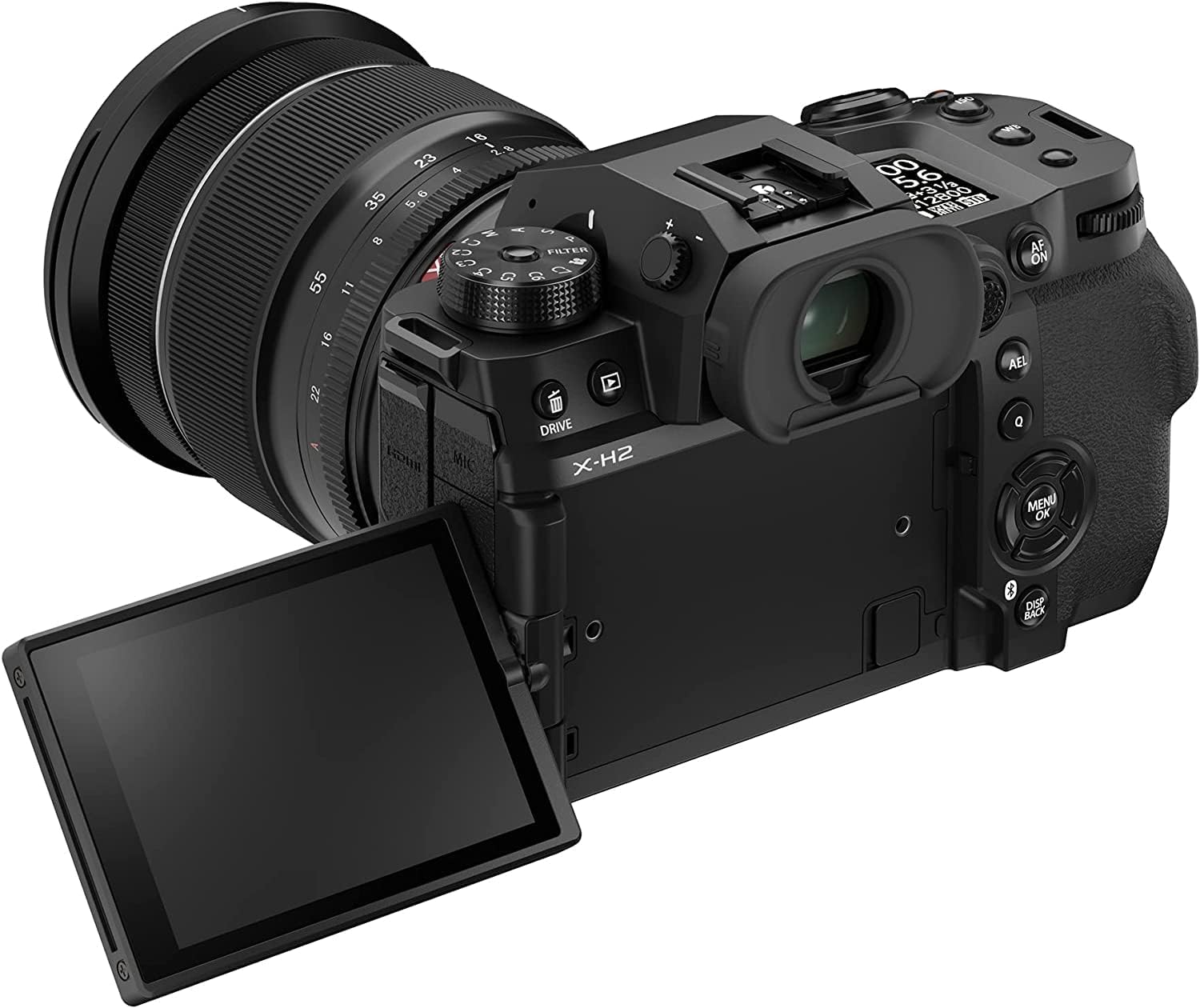 Fujifilm X-H2 Kit d'objectif pour appareil photo numérique sans miroir XF16-80 mm - Noir (renouvelé) – Image 4