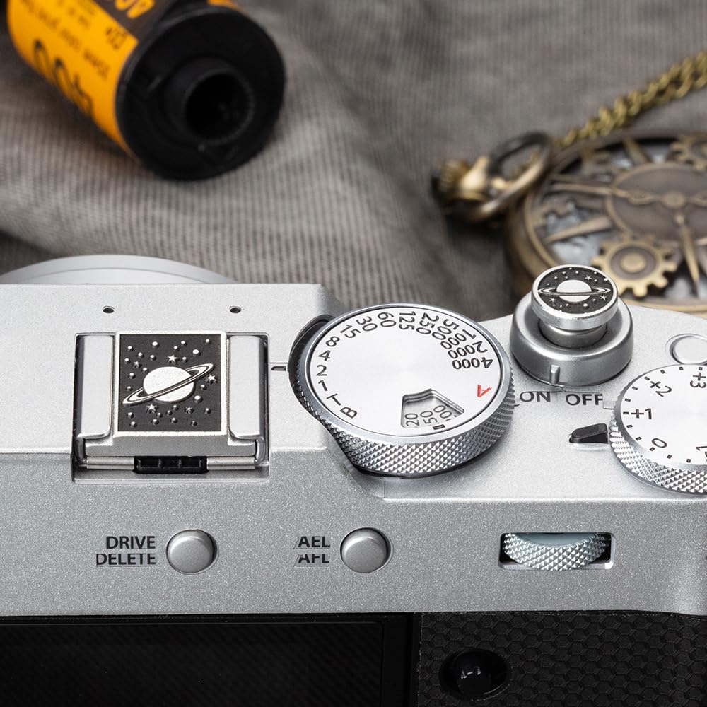 DBZZ Ensemble de protection pour boutons d'obturation en métal pour appareil photo Nikon z30/z50/d810 pour Fujifilm X100VI X-T30 X-Pro3 X-Pro2 (ensemble en aluminium) – Image 7