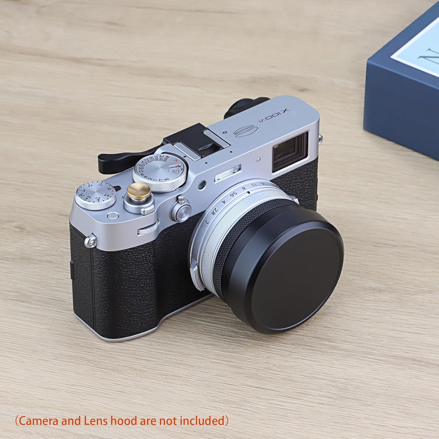 Haoge Cap-X54B Capuchon d'objectif en métal pour Fujifilm X100VI Fuji X100V Accessoires d'appareil photo Noir Compatible avec Pare-Soleil Haoge LH-X54B – Image 8