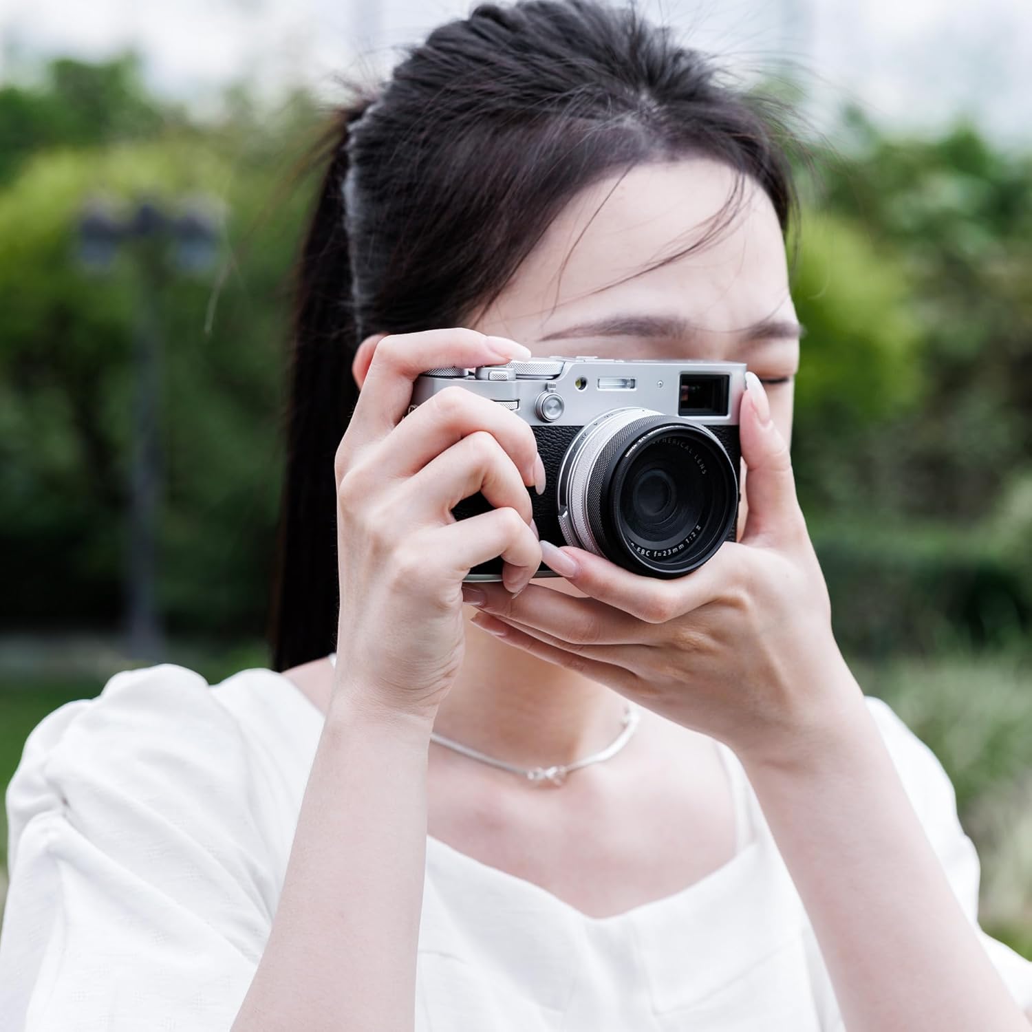 JJC AR-X100 Bague d'adaptation de filtre d'objectif en métal pour appareil photo Fuji Fujifilm X100VI X100V X100F X100T X100S X100 Fixation de filtre UV ND CPL 49 mm et capuchon d'objectif Fuji FLCP-49, remplace la bague d'adaptation Fuji AR-X100, Noir – Image 8