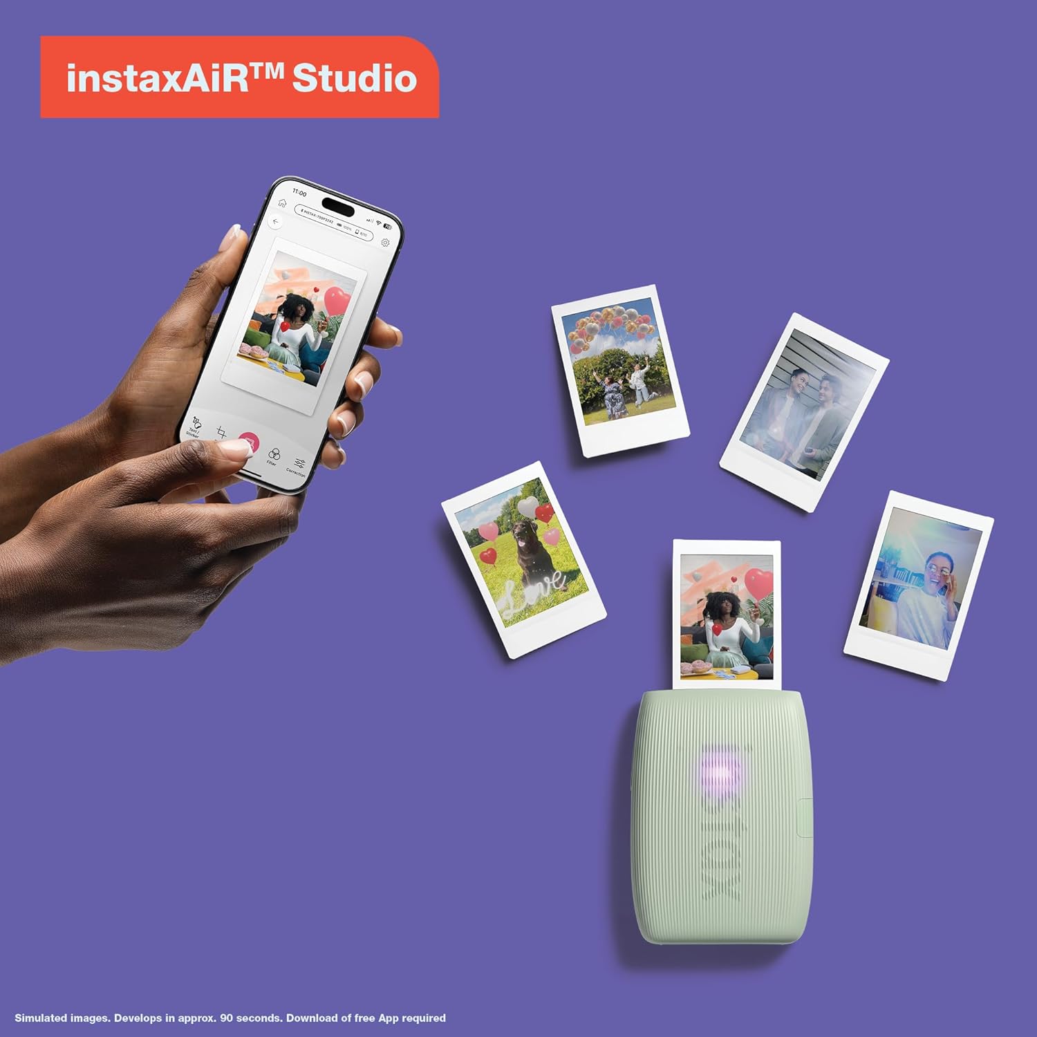 Imprimante pour smartphone Fujifilm Instax Mini Link 3 - Blanc argile – Image 4