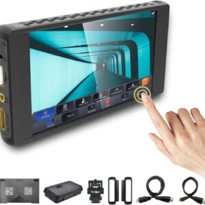 Moniteur de champ de caméra Portkeys PT6 5,2" 600nit Moniteur de caméra à écran tactile Prise de vue verticale Extensible Sortie LUT 3D Large gamme de couleurs Nouvelle forme d'onde RVB de pointe pour reflex numérique