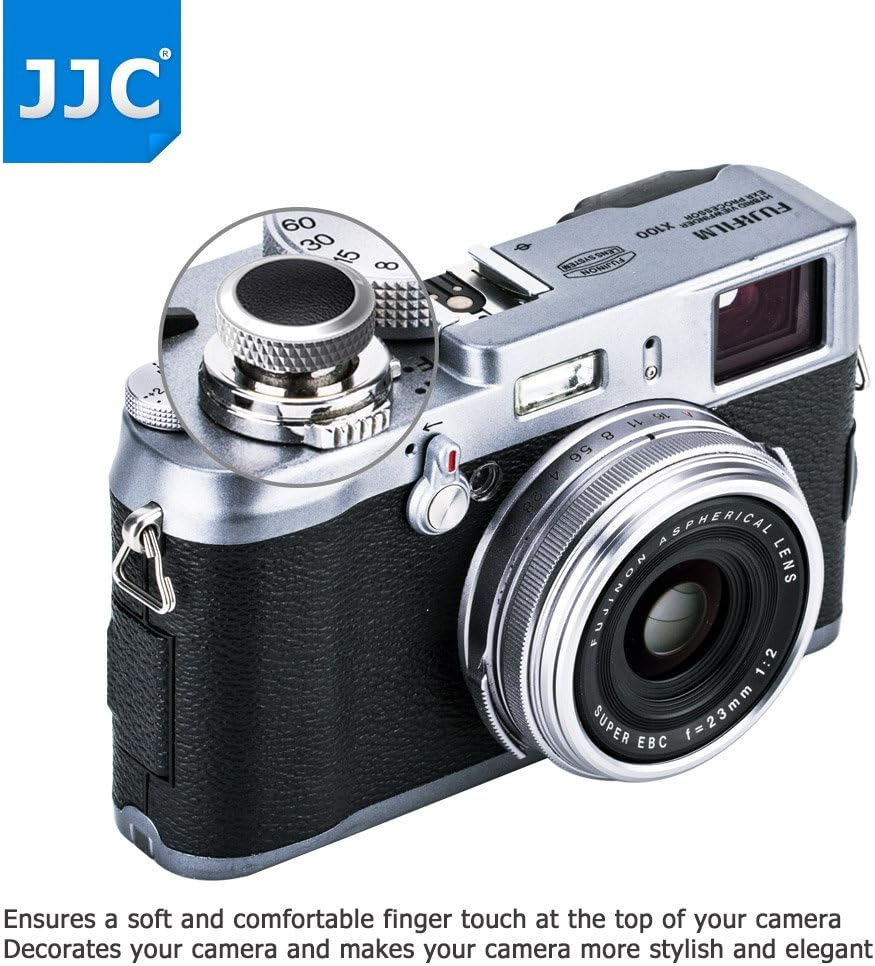 Capuchon de bouton de déclenchement souple pour Fujifilm XT30III X-M5 X Half X100VI X-T5 X-T30 II XT30 XT3 X100F X-Pro2 X-Pro1 XT2 X-E5 X-E3 X-E2S XT20 X-T10 X100S GFX100RF RX10 IV III II RX1RII RX1R RX1/GR Noir – Image 2