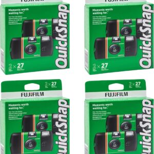 Fujifilm QuickSnap Flash 400 Appareil photo 35 mm à usage unique avec flash, 27 expositions, paquet de 8