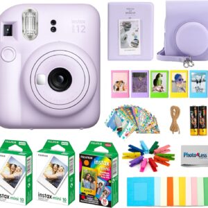 Appareil photo instantané FUJIFILM INSTAX MINI 12 (violet lilas) + accessoires
