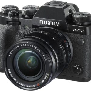 Fujifilm X-T2 Appareil photo numérique sans miroir Objectif F2.8-4.0, avec XF 18-55 millimètres, Noir