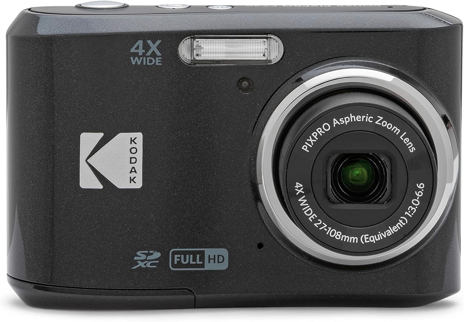 KODAK PIXPRO Friendly Zoom FZ45-BK Appareil photo numérique 16 MP avec zoom optique 4X grand angle 27 mm et écran LCD 2,7" (noir)