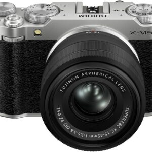 FUJIFILM X-M5 Appareil photo numérique sans miroir XC15-45mmF3.5-5.6 OIS PZ Kit d'objectif - Argent