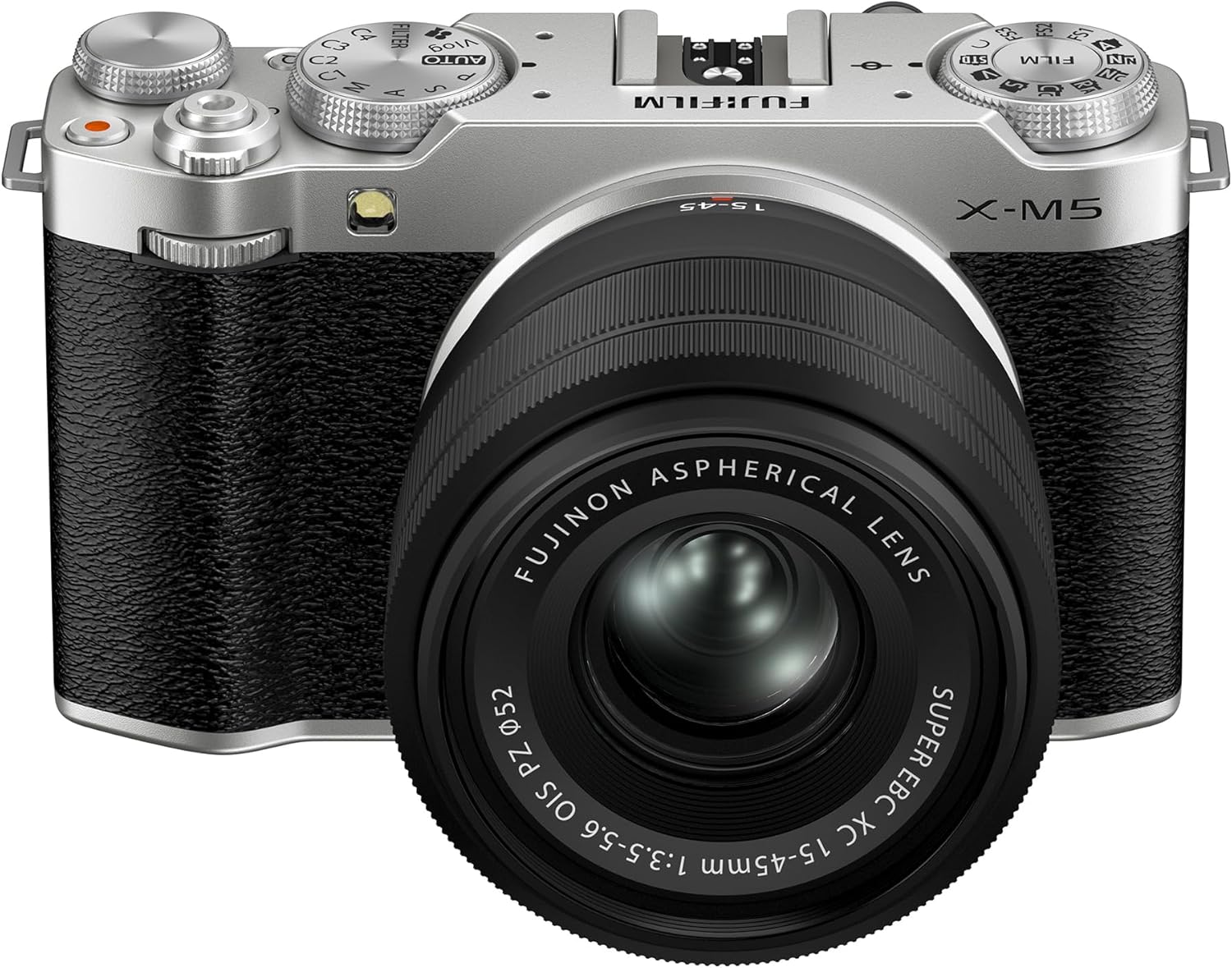 FUJIFILM X-M5 Appareil photo numérique sans miroir XC15-45mmF3.5-5.6 OIS PZ Kit d'objectif - Argent