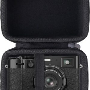 WAIYUCN Étui de transport rigide compatible avec l'appareil photo numérique Fujifilm X100VI / X100V / X100F / X100S, étui pour appareil photo numérique (noir)