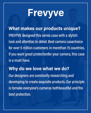 Frevyve Case est le compagnon de confiance de votre appareil photo