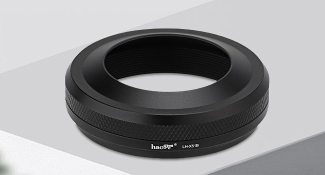 Haoge LH-X51B pare-soleil pour Fuji X100VI Fujifilm FinePix X100V accessoires pour appareil photo