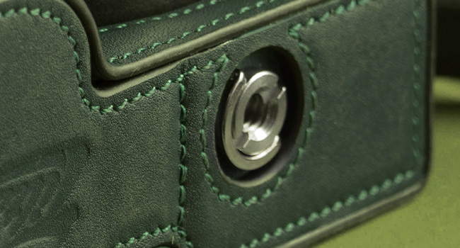 Étui en cuir pour appareil photo