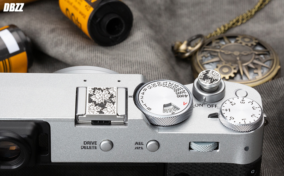 Protecteur de couverture de chaussure chaude d'appareil photo, couverture de chaussure chaude DBZZ, capuchon de bouton d'obturation, couverture de chaussure chaude