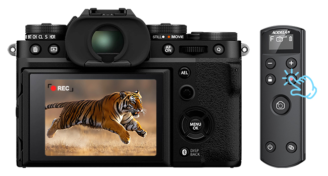 Déclencheur d'appareil photo télécommandé sans fil pour Fujifilm