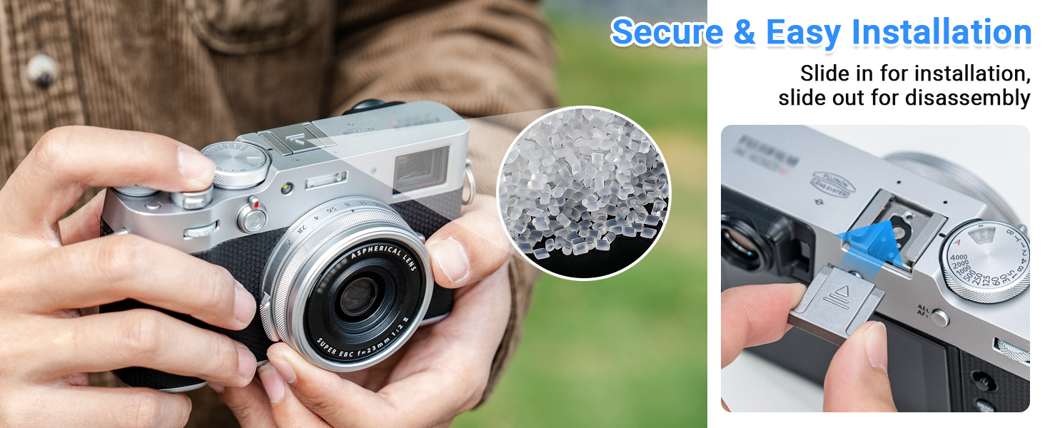 Capuchon de protection argenté pour appareil photo, pour Fujifilm X-T30 III X-E5 X Half X100VI X-T50 X-S20