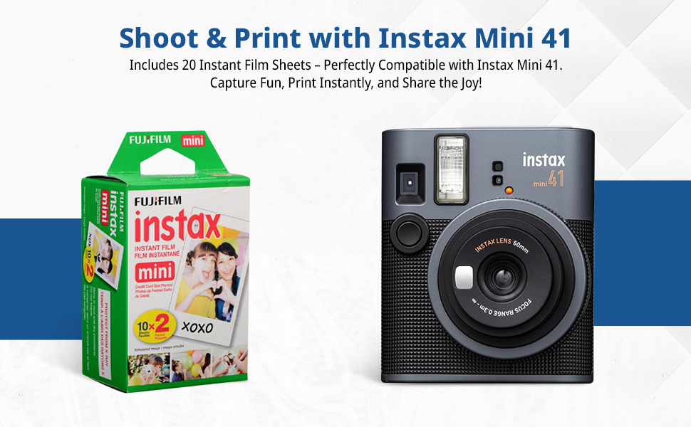 appareil photo instantané pour les fêtes événements fujifilm instax fujifilm instax camera fujifilm instax mini 41